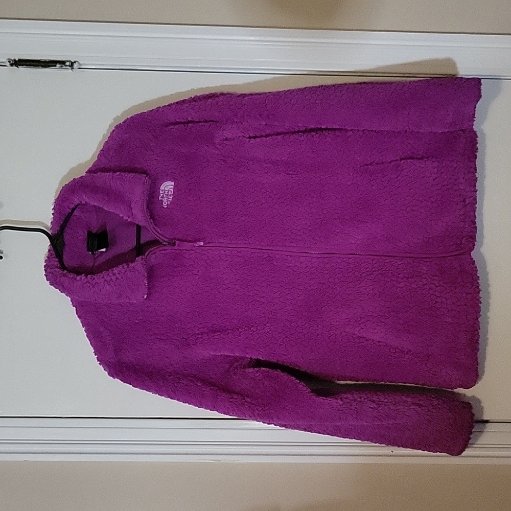 EUC Girl's PurpleThe North Face Fleece Zip-up Jacket - Picture 1 of 5